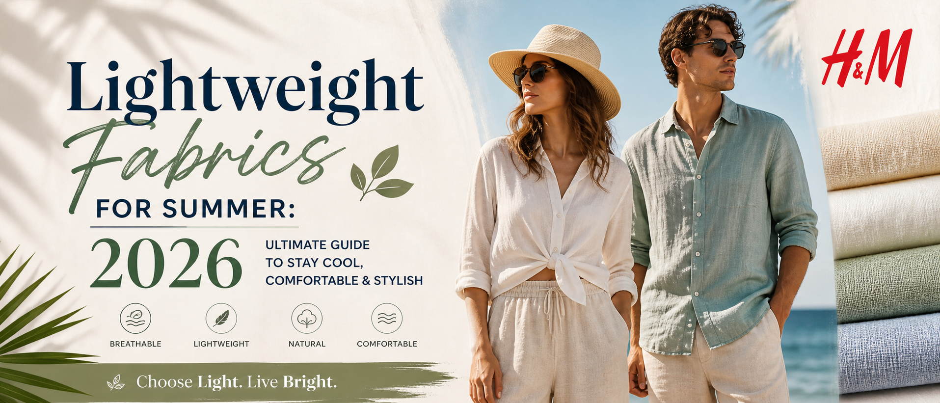 Lightweight Fabrics for Summer: 2026 Ultimate Guide to Stay Cool, Comfortable & Stylish