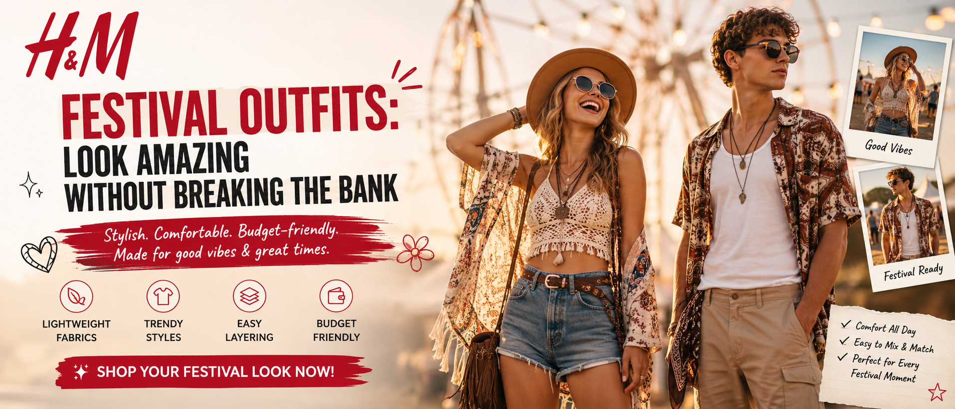 H&M Festival Outfits: Look Amazing Without Breaking the Bank