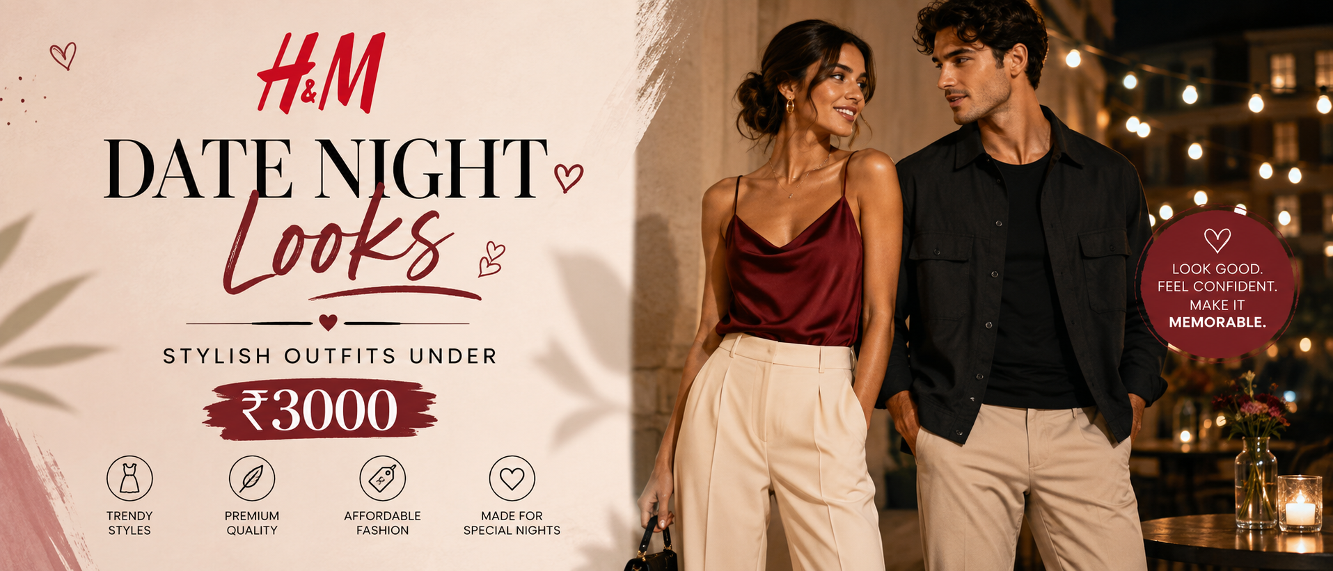 Date Night Looks from H&M: Stylish Outfits Under ₹3000